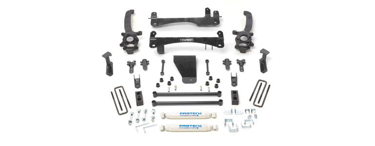 Nissan Frontier 6 Inch Suspension Lift w/ Stealth Rear Shocks by Fabtech, 2006 - 2012 Nissan Frontier 6 Inch Suspension Lift w/ Stealth Rear Shocks by Fabtech, 2006 - 2012